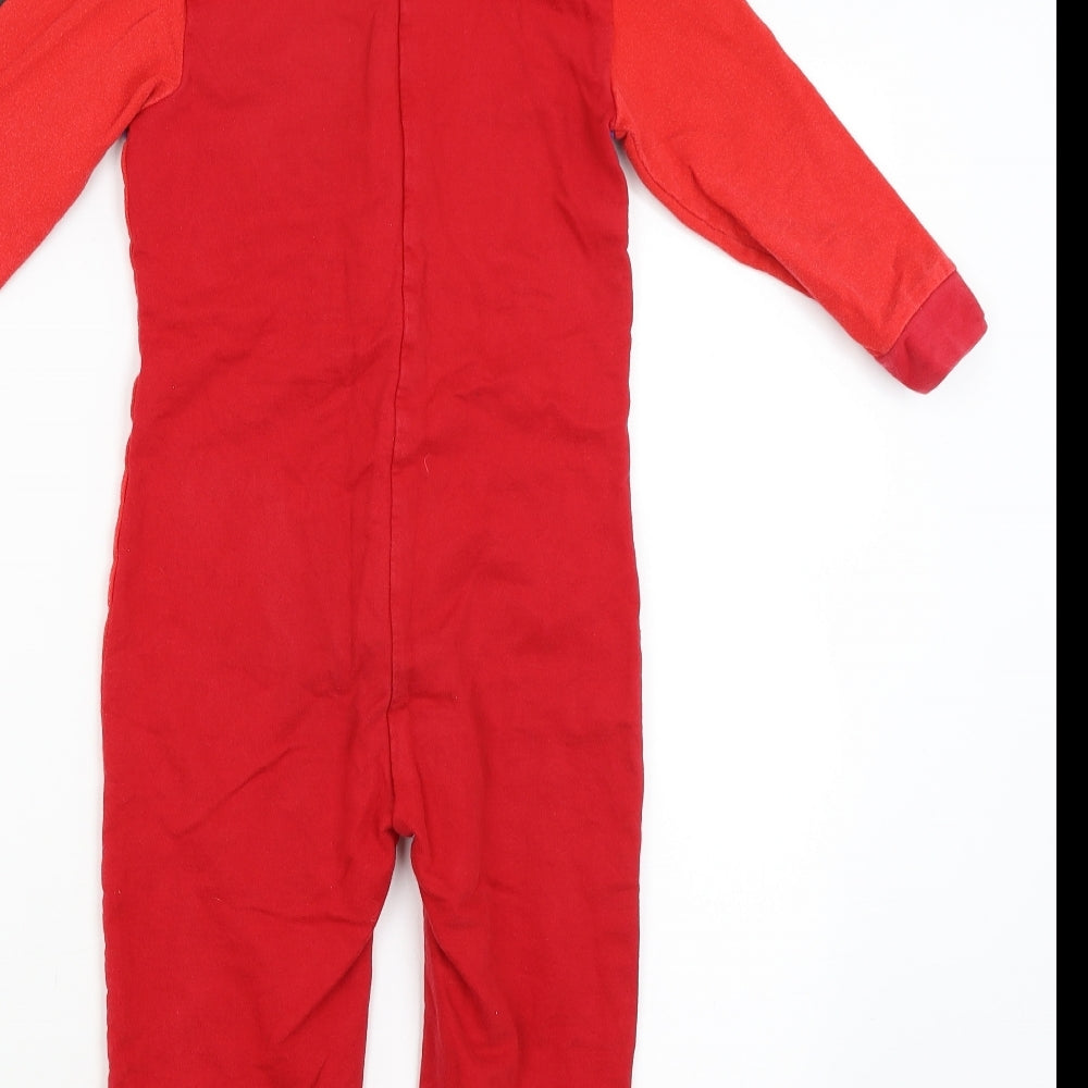 George Boys Red Solid   One Piece Size 6-7 Years  - Spiderman