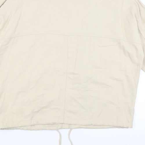 M&S Womens Beige   Overcoat Coat Size 12