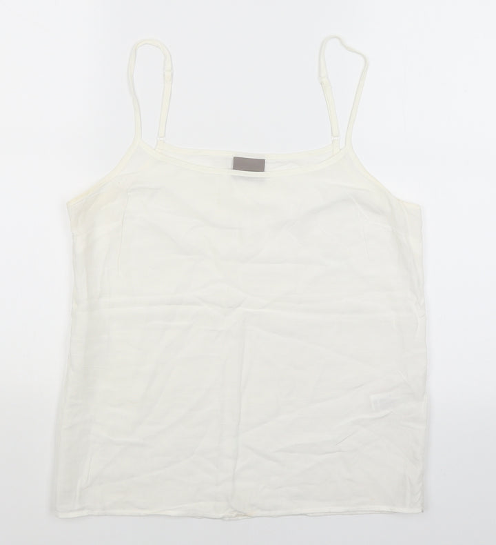 VERO MODA Womens White   Camisole Tank Size M