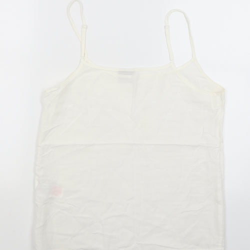 VERO MODA Womens White   Camisole Tank Size M
