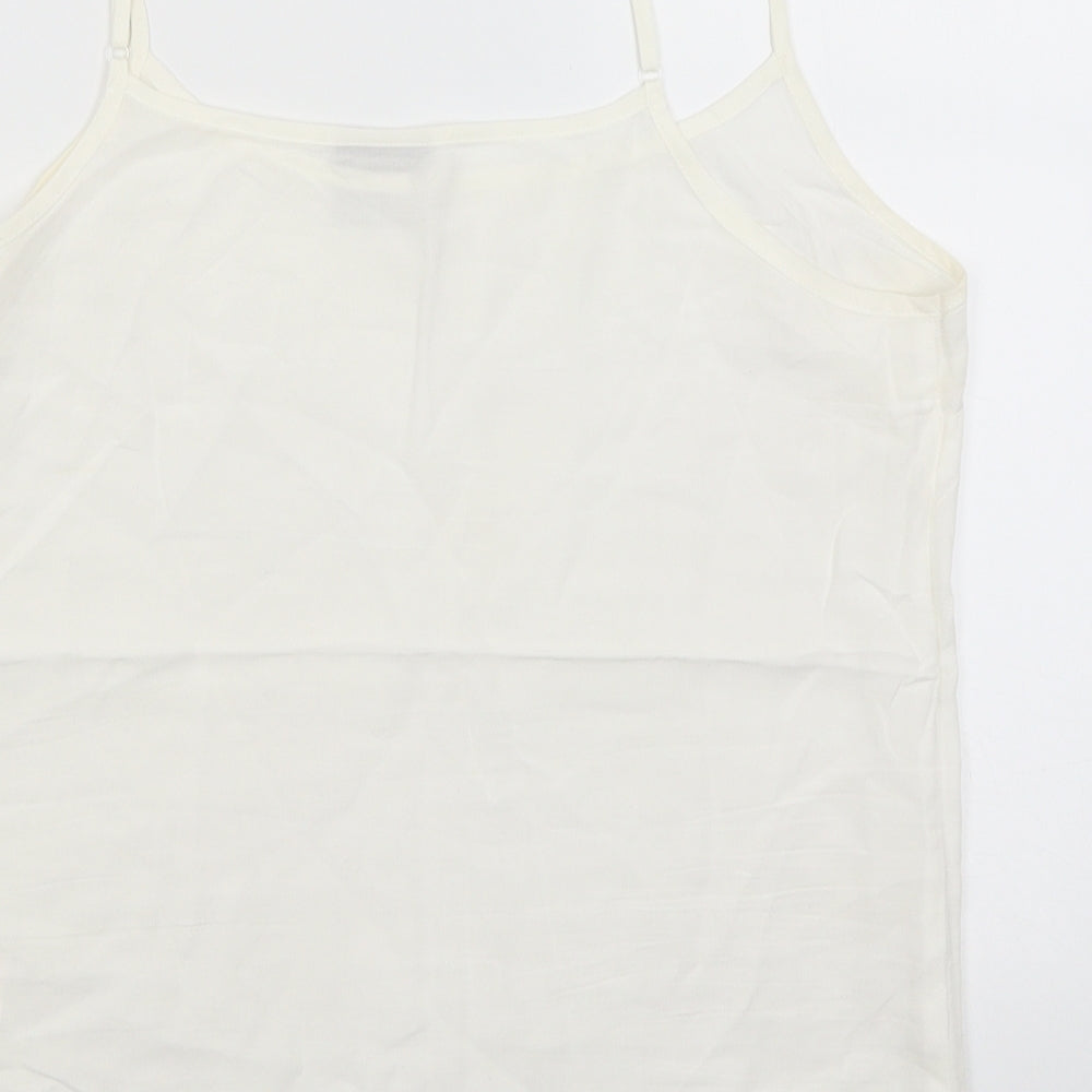 VERO MODA Womens White   Camisole Tank Size M