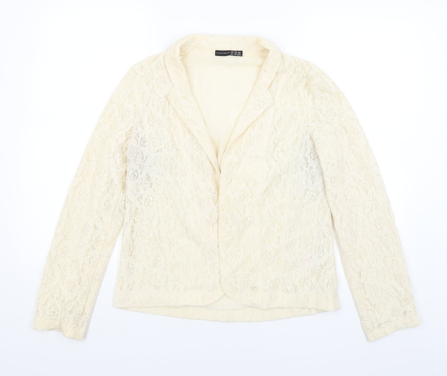 Atmosphere Womens Ivory   Jacket  Size 14
