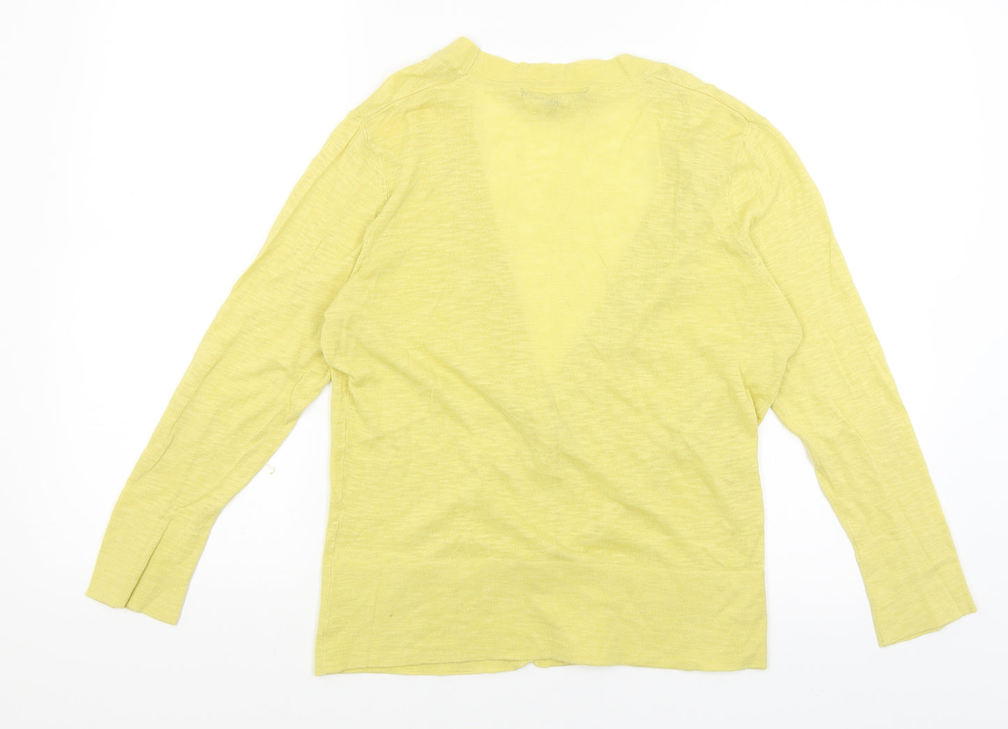 Betty Jackson Black Womens Yellow   Cardigan Jumper Size 12