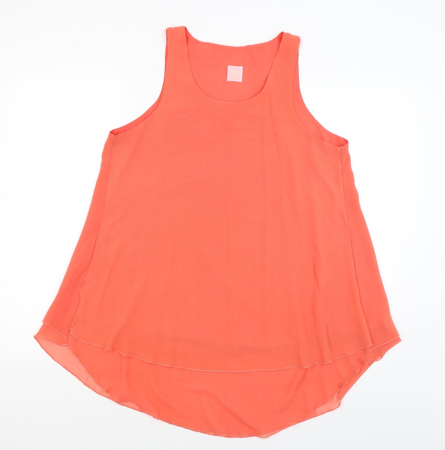 Never Fully Dressed Womens Red   Basic Tank Size 16