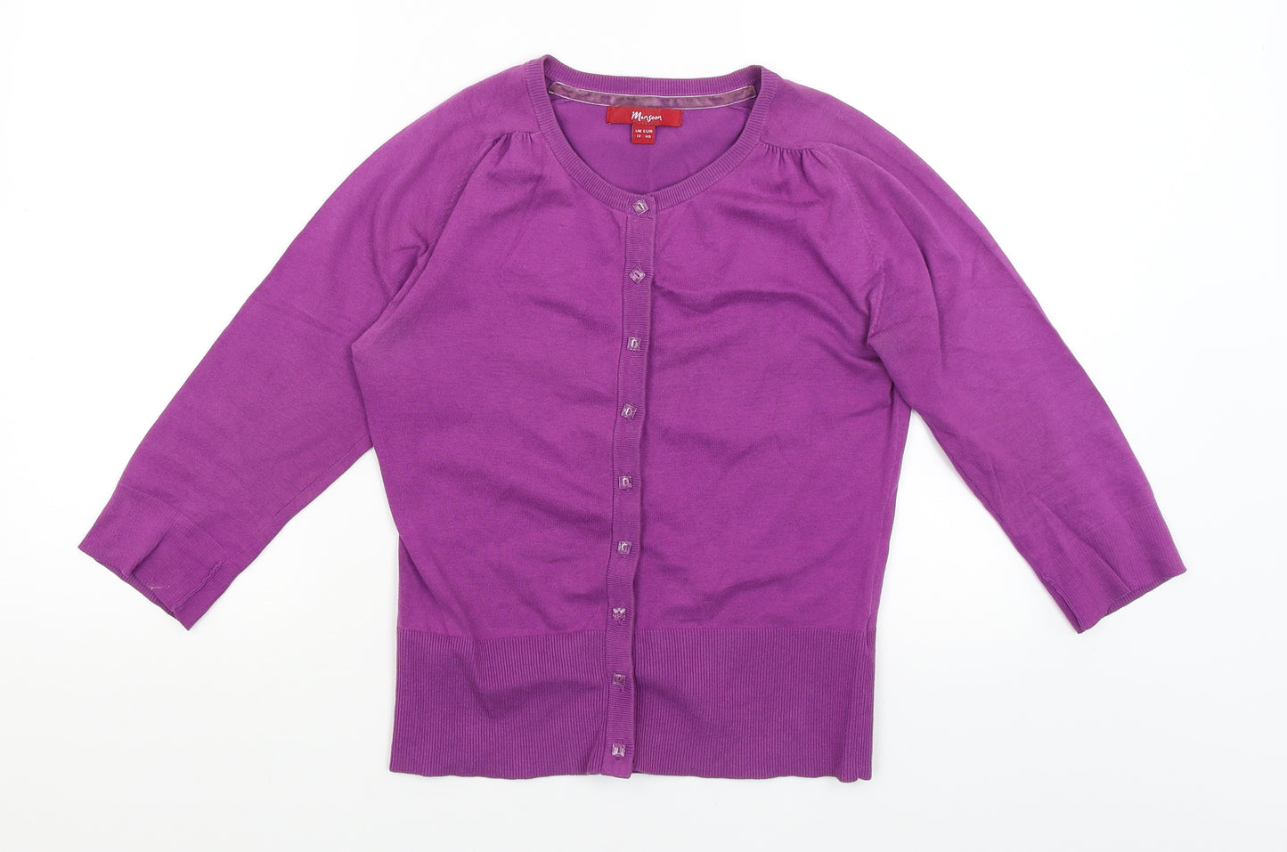 Monsoon Womens Purple   Cardigan Jumper Size 12
