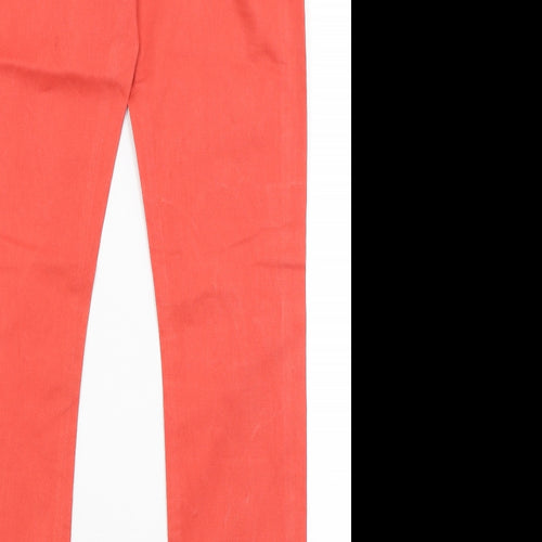M&S Womens Red   Jegging Jeans Size 12 L31 in