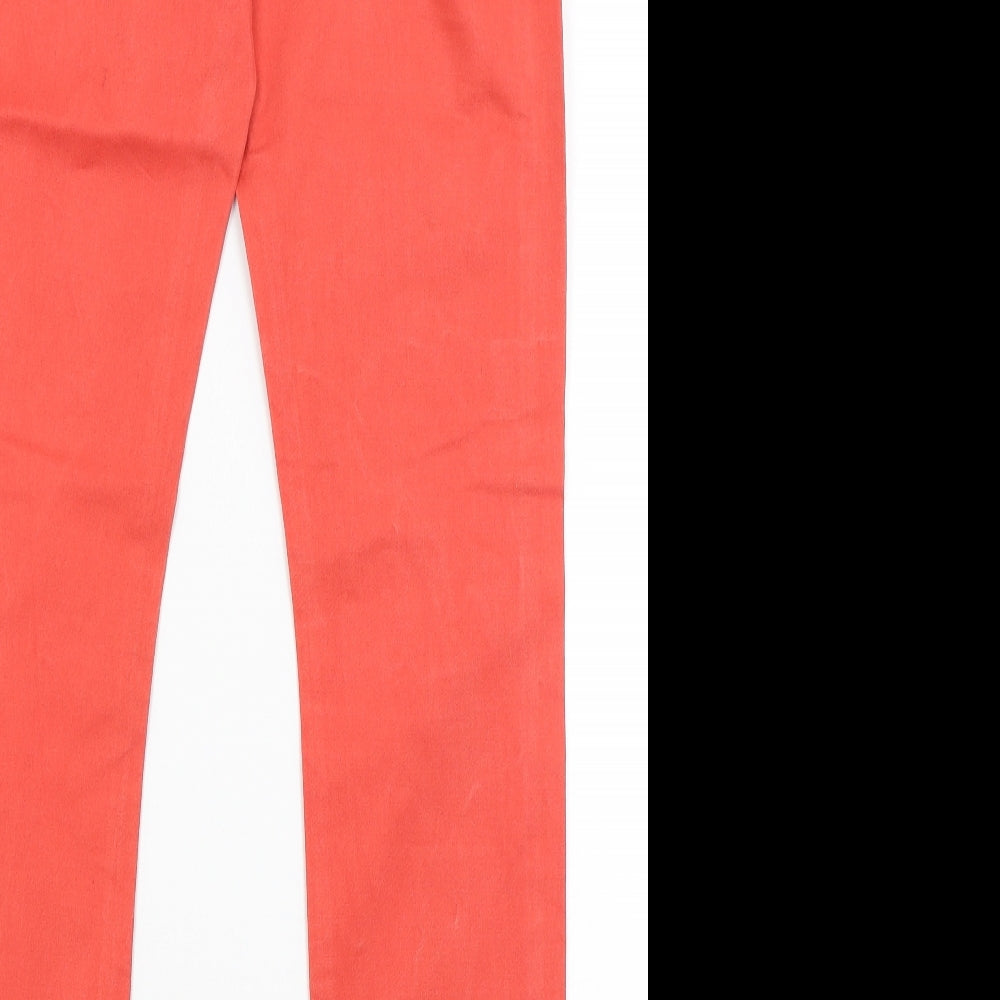 M&S Womens Red   Jegging Jeans Size 12 L31 in