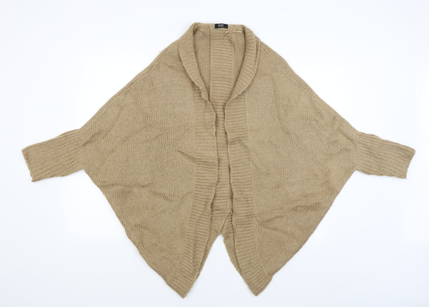 F&F Womens Brown   Cardigan Jumper Size 12