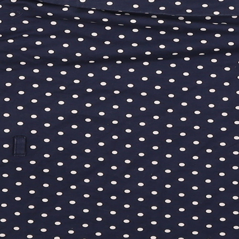 George Girls Blue Polka Dot  Basic T-Shirt Size 8-9 Years