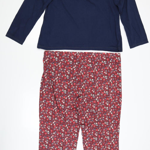 George Womens Blue Floral  Top Pyjama Set Size 22  - Robin