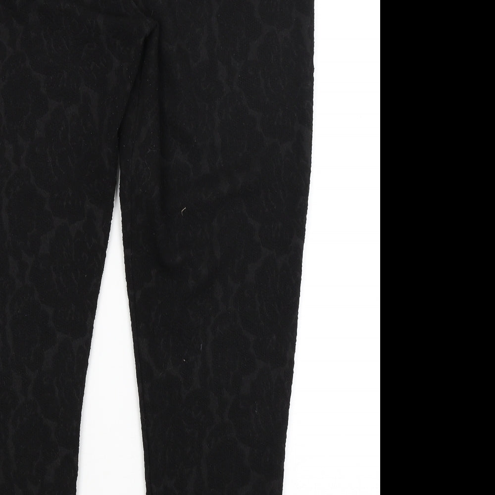 M&Co Womens Black   Capri Trousers Size 20 L25.5 in