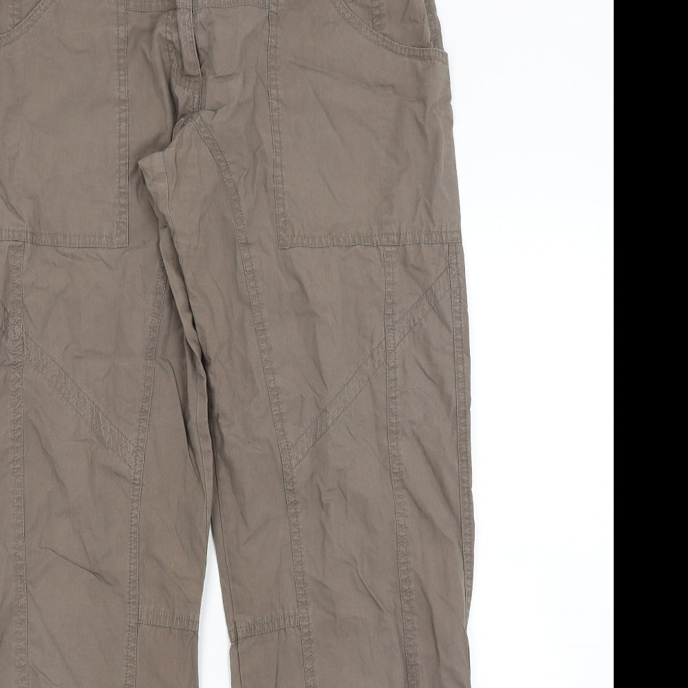 Alibi Womens Brown   Cargo Trousers Size 12 L28 in