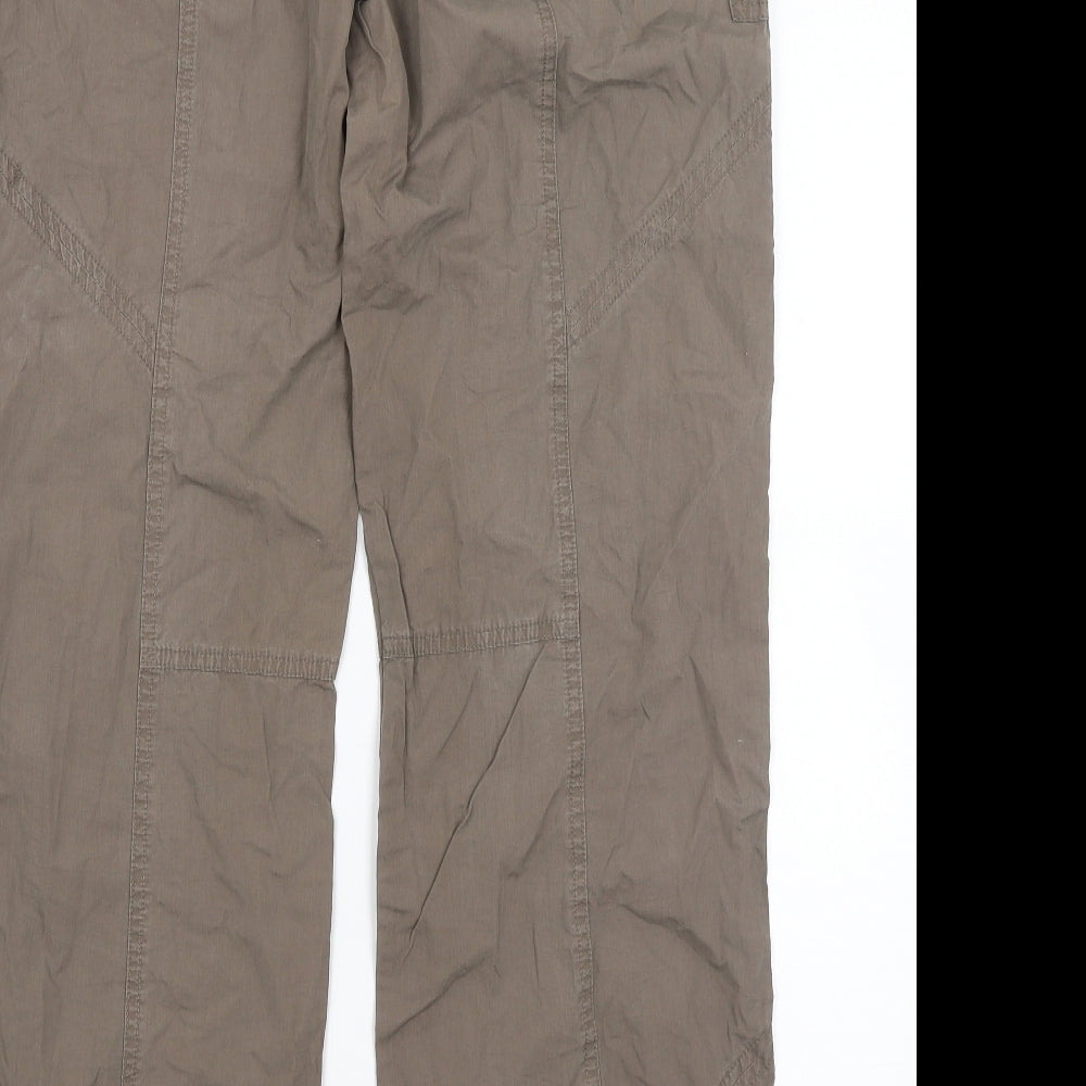 Alibi Womens Brown   Cargo Trousers Size 12 L28 in