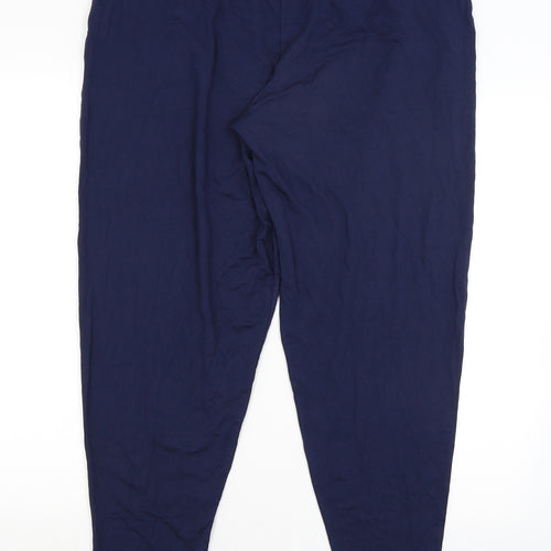 NEXT Womens Blue   Harem Trousers Size 18 L27 in