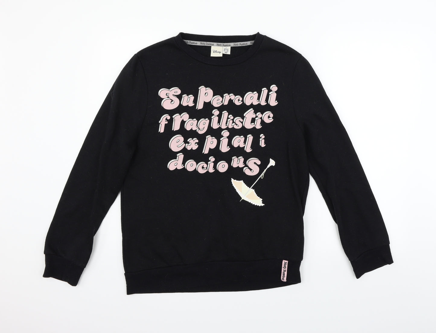 Primark Womens Black   Pullover Jumper Size S