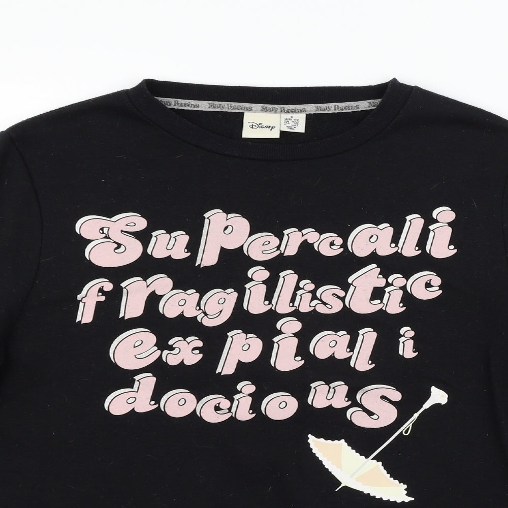 Primark Womens Black   Pullover Jumper Size S