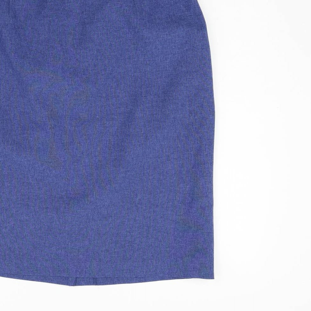 Preworn Womens Blue   Flare Skirt Size 16