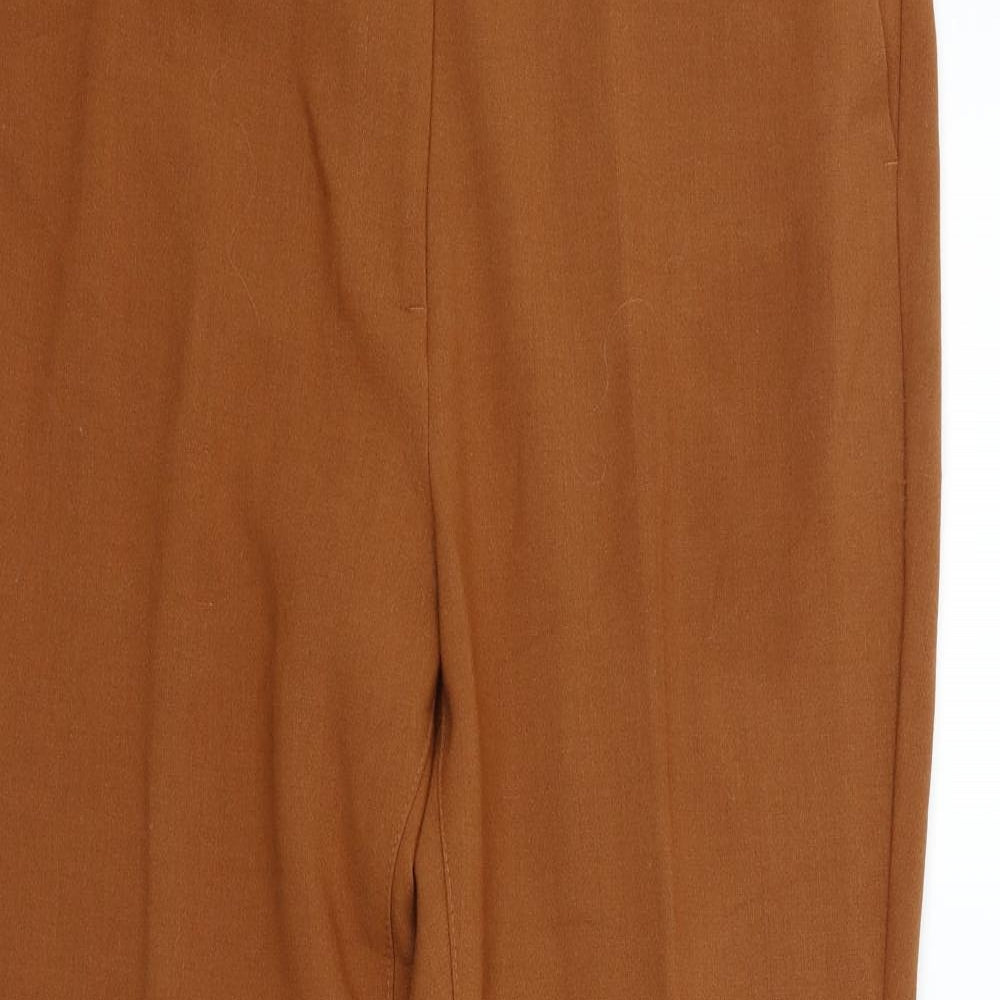 Marks and Spencer Womens Orange   Trousers  Size 16 L26 in