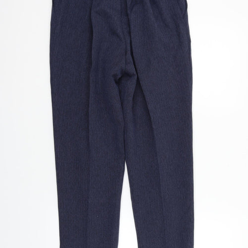 Preworn Womens Blue   Trousers  Size 16 L23 in - Elastic Waist Band