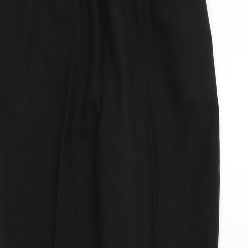 Preworn Womens Black   Trousers  Size 18 L24 in - Elastic Waist Band