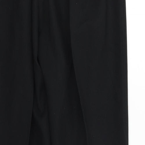 Preworn Womens Black   Trousers  Size 18 L24 in - Elastic Waist Band