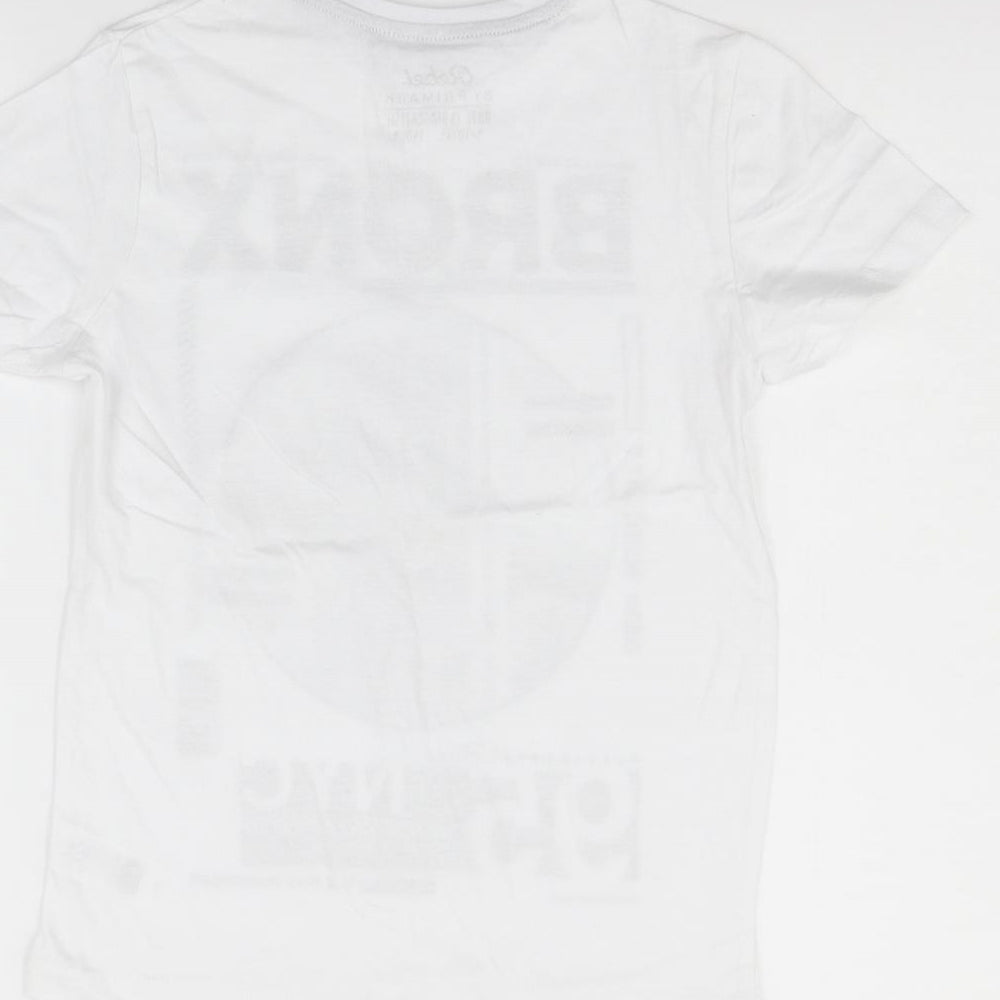 Primark Boys White   Basic Polo Size 9-10 Years