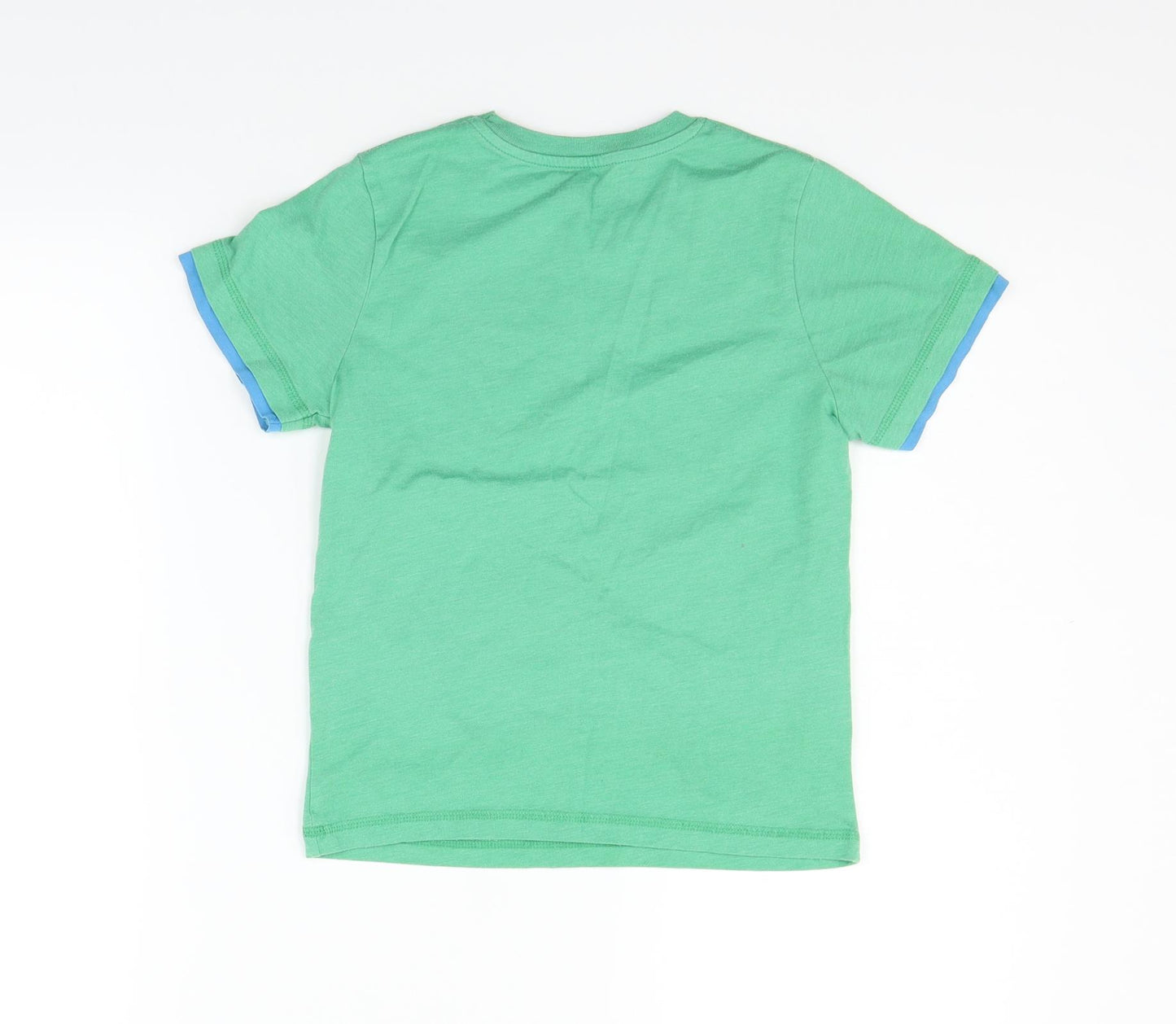 Marks and Spencer Boys Green   Basic T-Shirt Size 7-8 Years  - skylanders