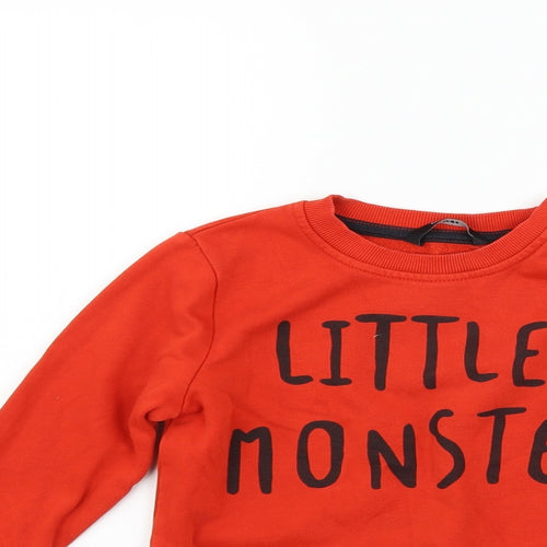 George Boys Purple   Pullover Jumper Size 3-4 Years