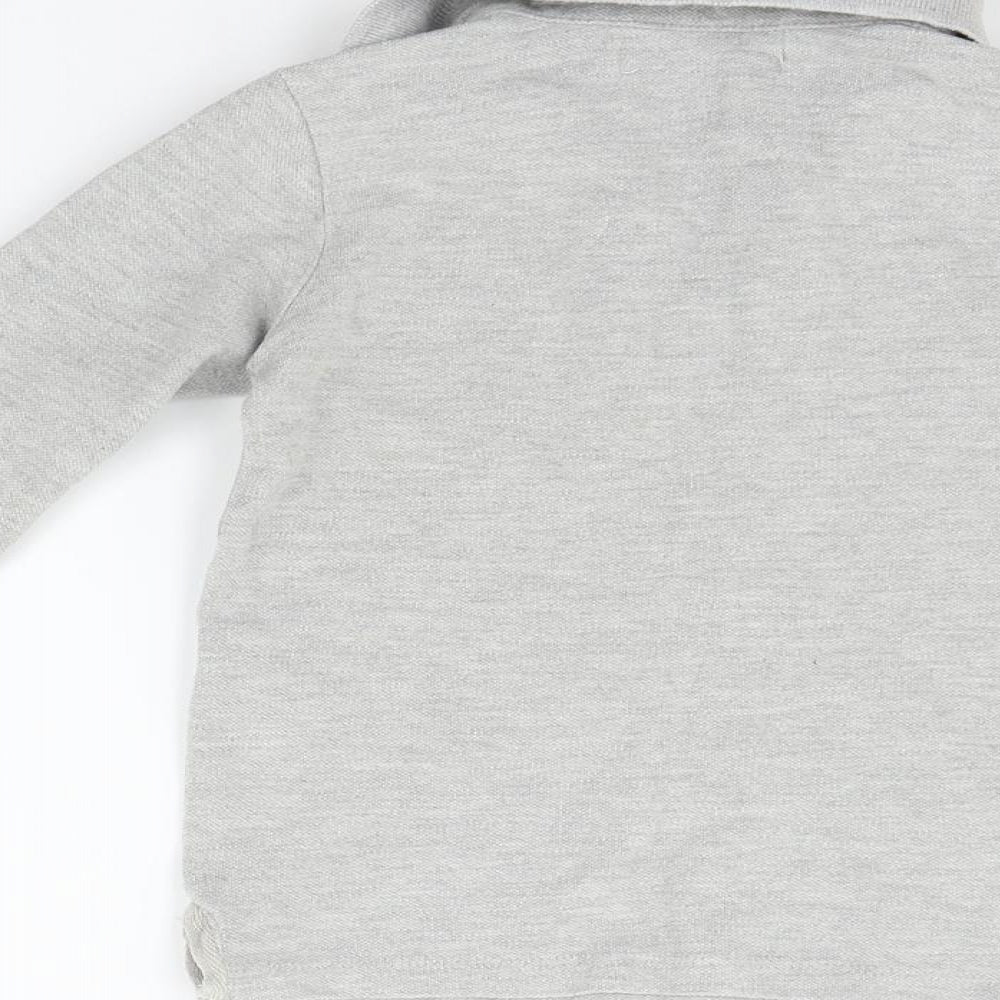 Zara Boys Grey   Basic Polo Size 5 Years