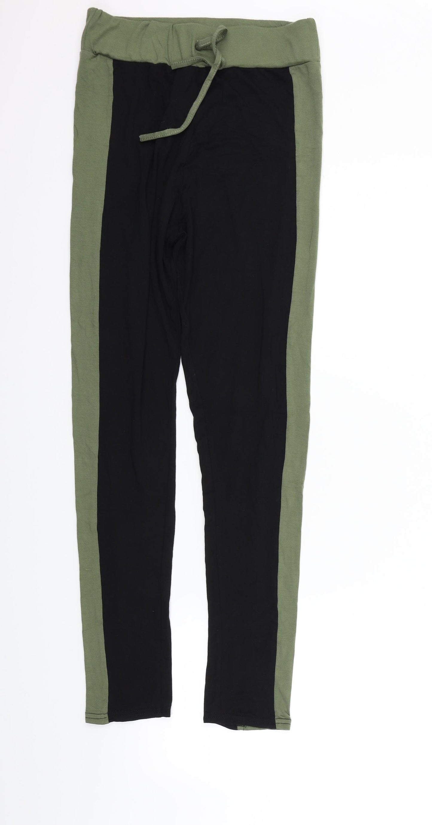 PRETTYLITTLETHING Womens Green   Jegging Leggings Size 8 L27 in