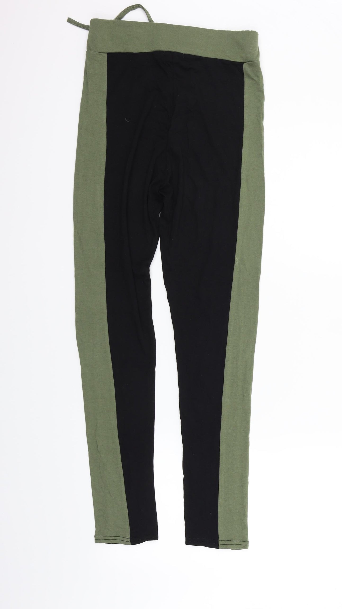 PRETTYLITTLETHING Womens Green   Jegging Leggings Size 8 L27 in