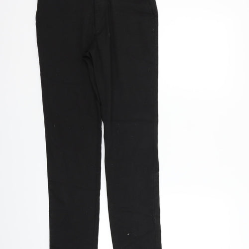 George Girls Black Ikat  Chino Trousers Size 12-13 Years