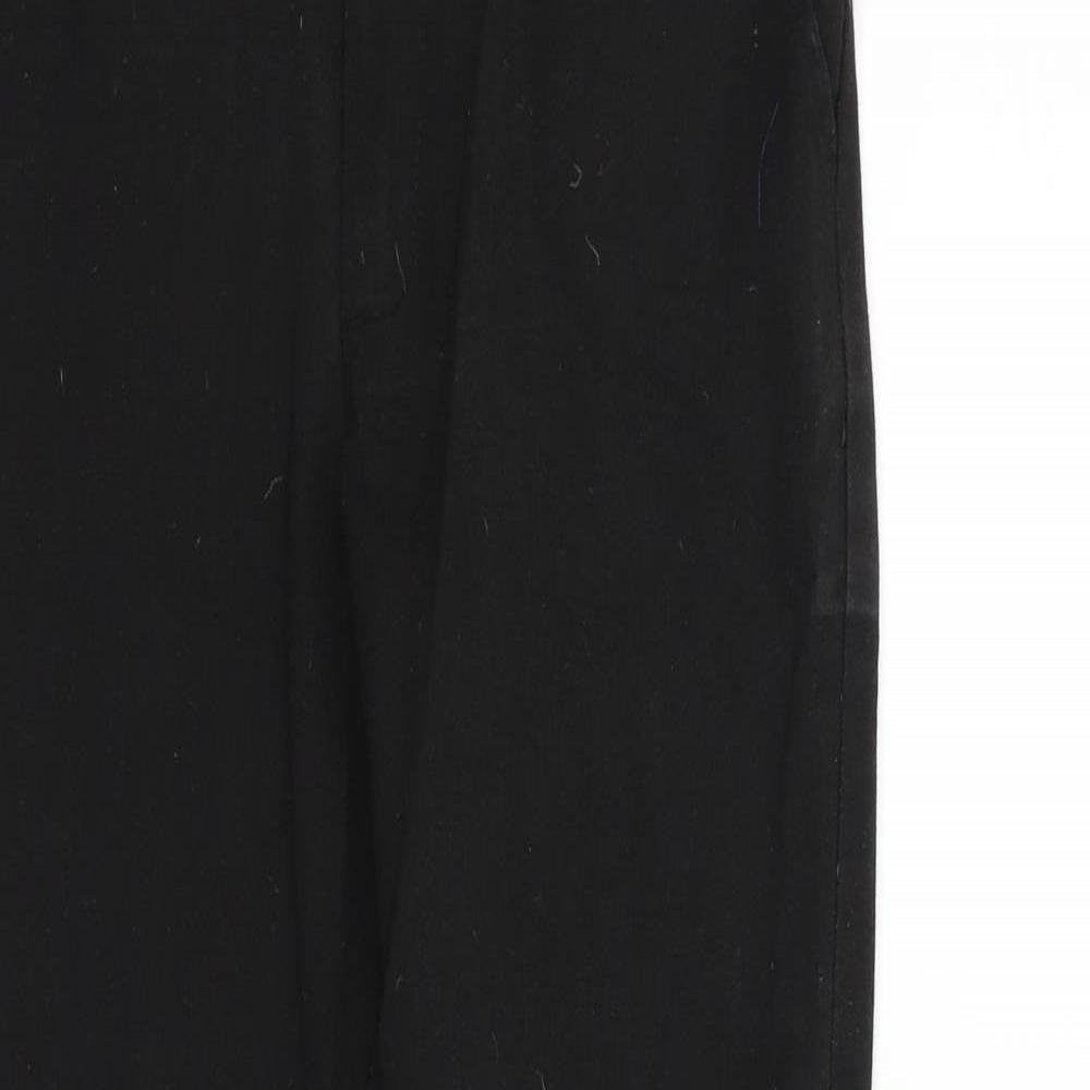 George Girls Black   Chino Trousers Size 12-13 Years