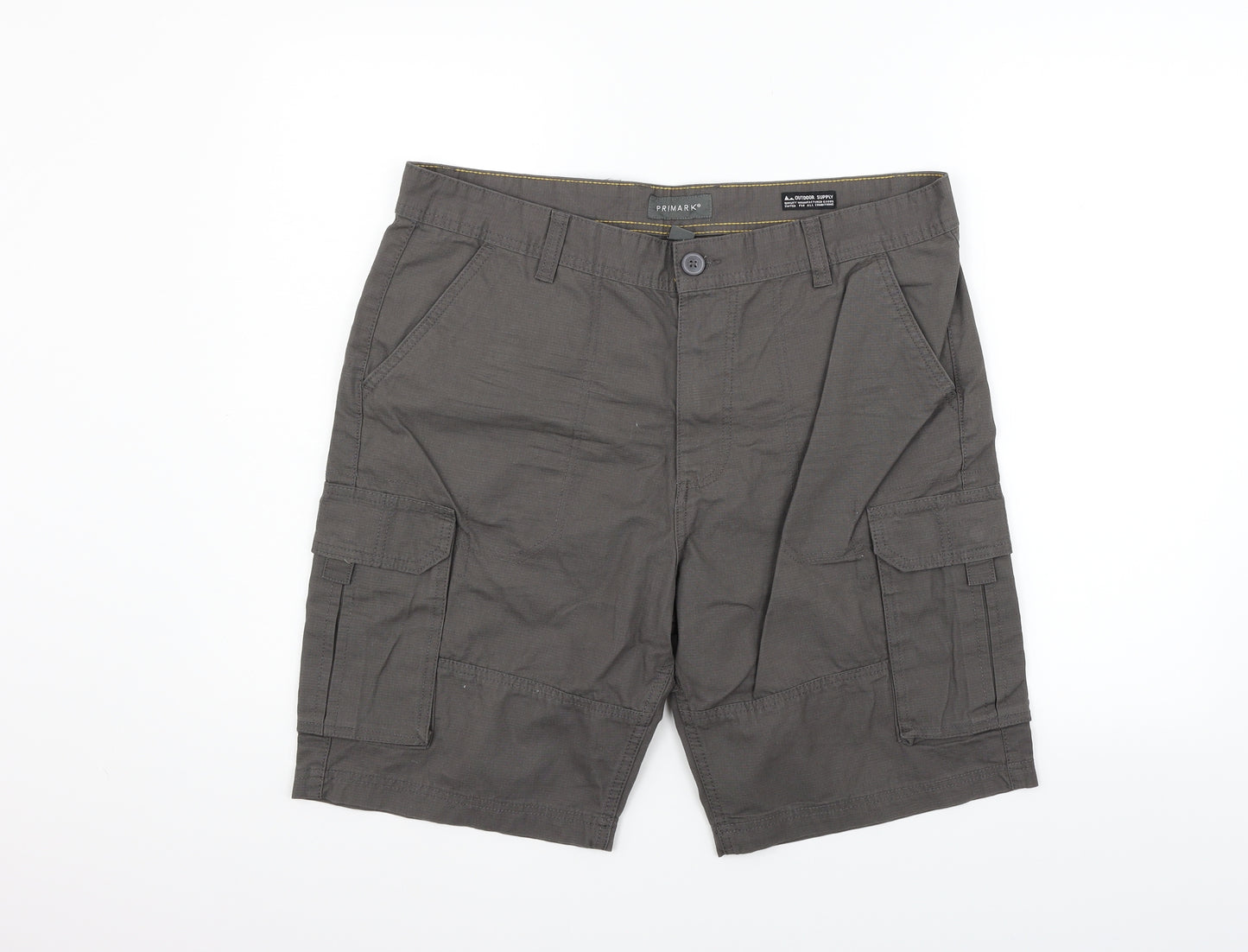 Primark Mens Grey   Cargo Shorts Size 46 in