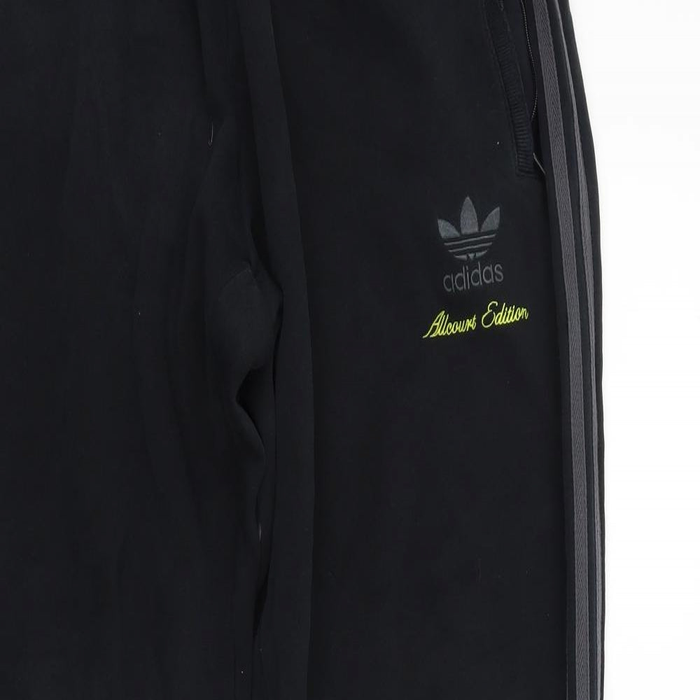 adidas Mens Black   Jogger Trousers Size XL L28 in