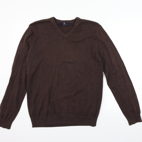 Blue Harbour Mens Brown   Pullover Jumper Size S