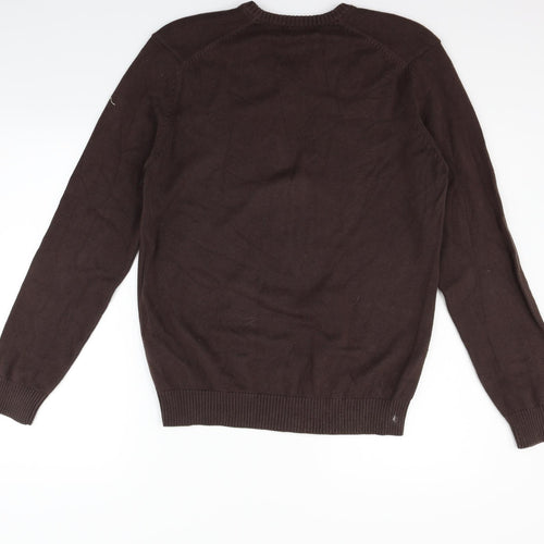 Blue Harbour Mens Brown   Pullover Jumper Size S
