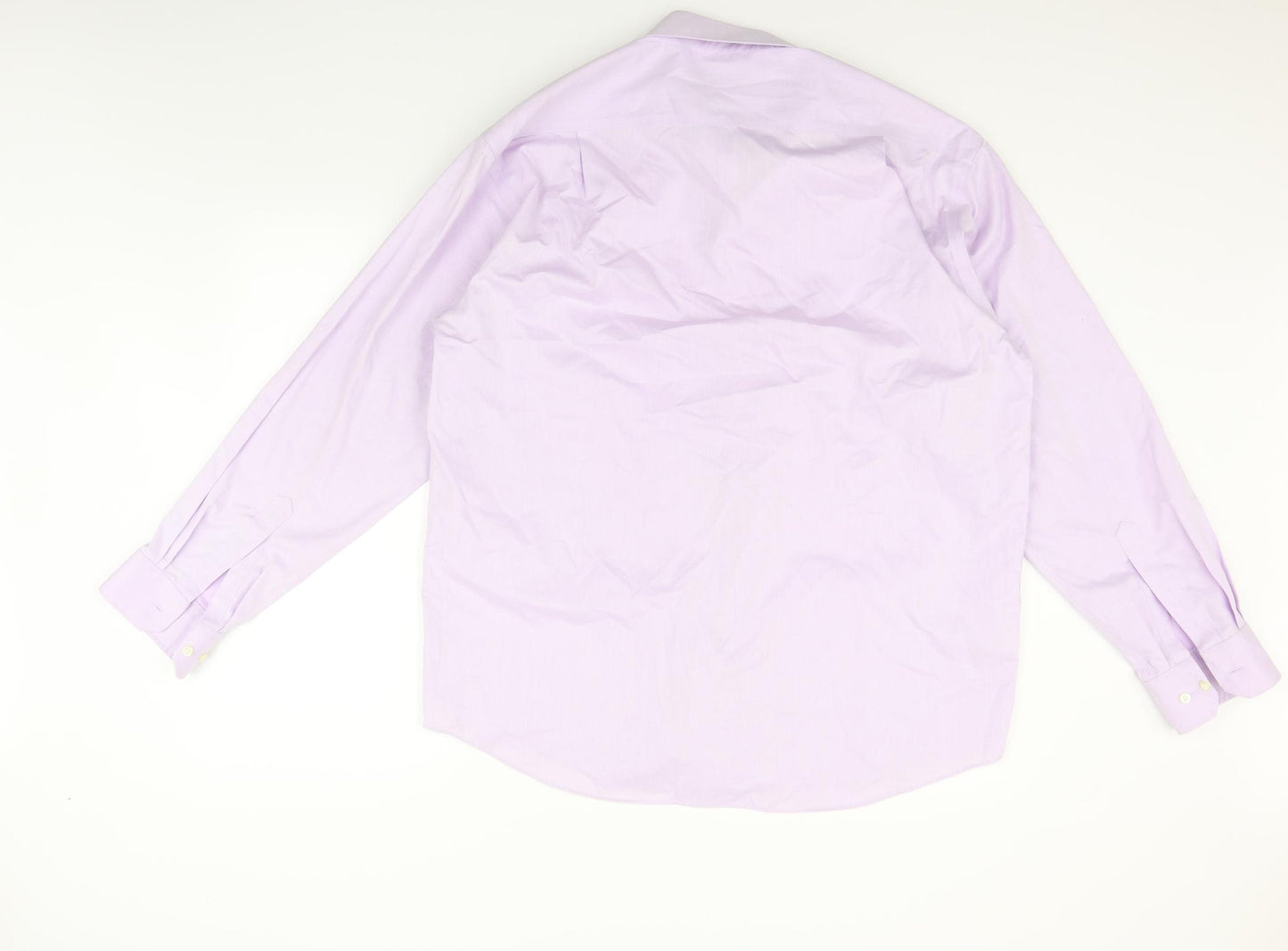 Marks and Spencer Mens Purple    Button-Up Size 16.5