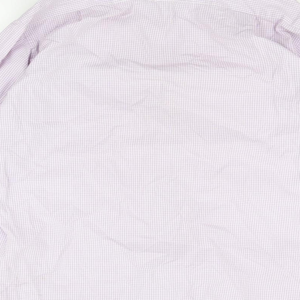 Marks and Spencer Mens Purple    Button-Up Size 16.5