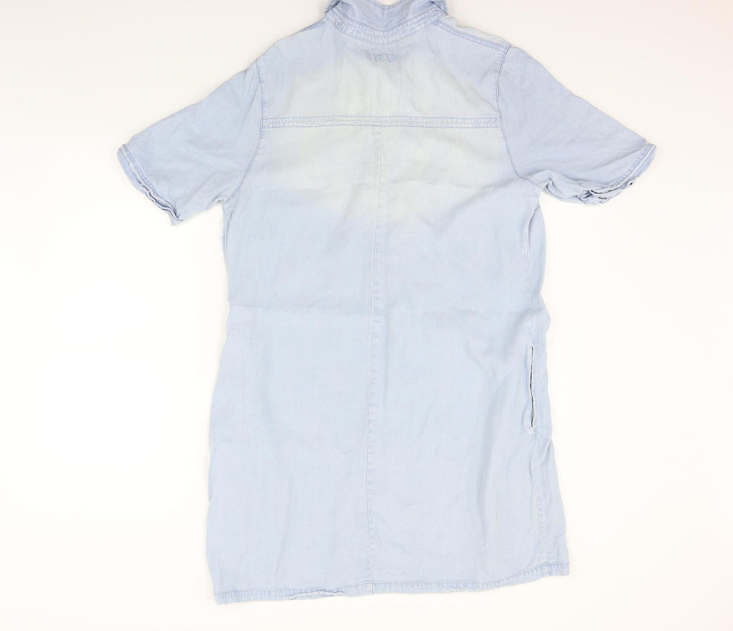Papaya Womens Blue   T-Shirt Dress  Size 14