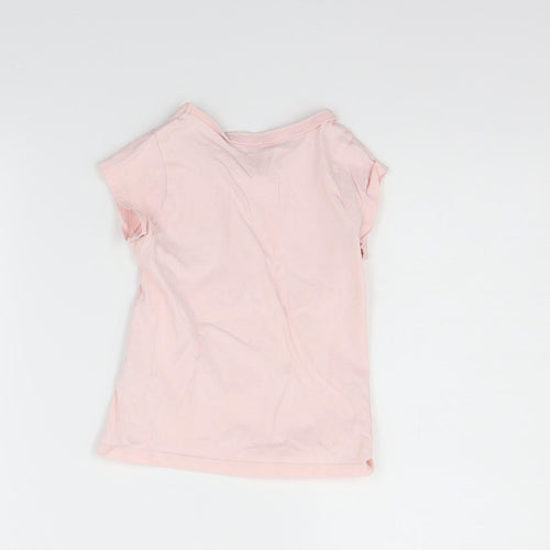 George Girls Pink   Basic T-Shirt Size 2-3 Years