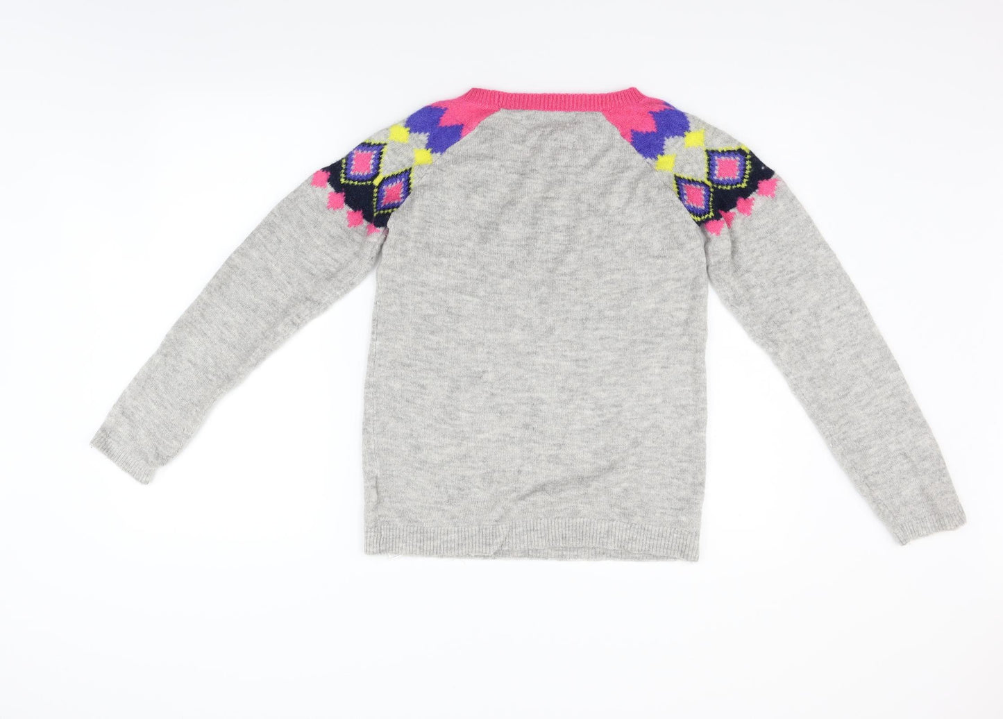 Marks and Spencer Girls Grey   Pullover Jumper Size 15-16 Years
