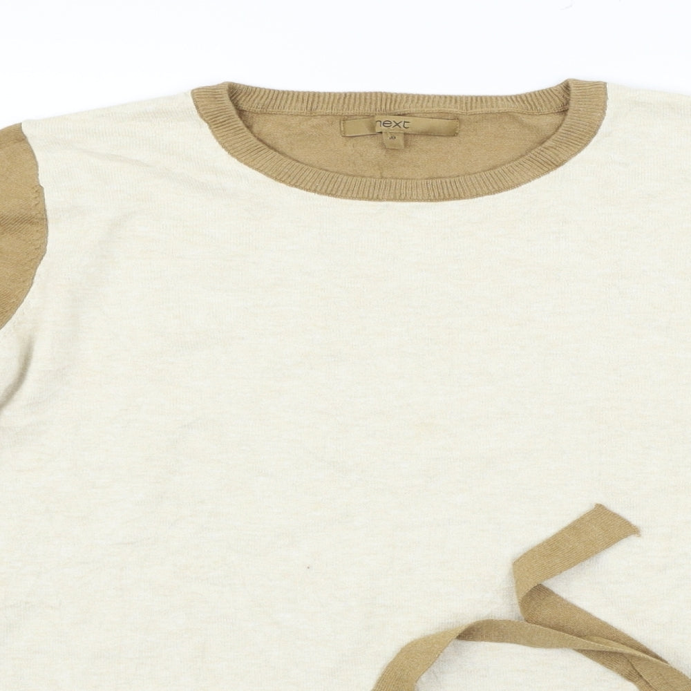 NEXT Womens Beige   Pullover Jumper Size 10