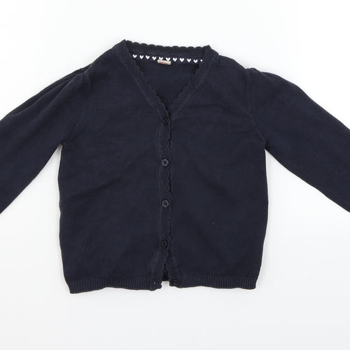 TU Girls Blue   Cardigan Jumper Size 5 Years