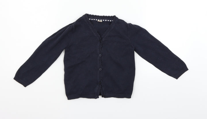 TU Girls Blue   Cardigan Jumper Size 5 Years