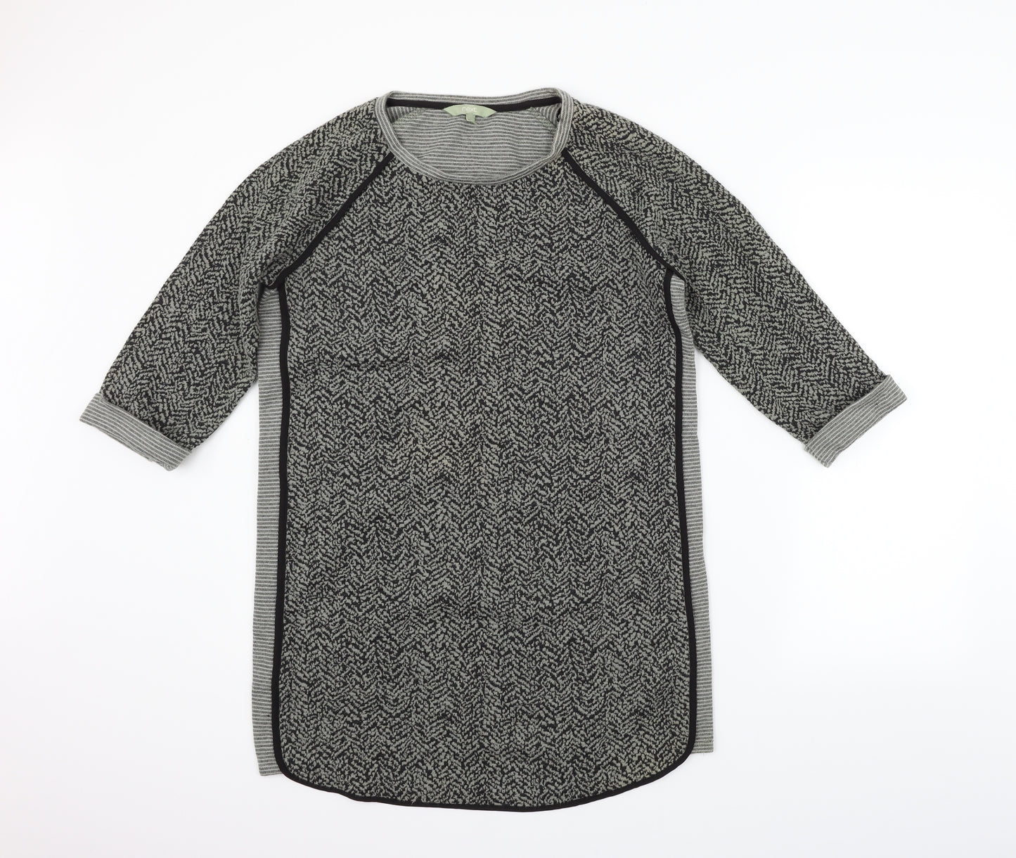 NEXT Womens Grey Geometric  Fit & Flare  Size 14