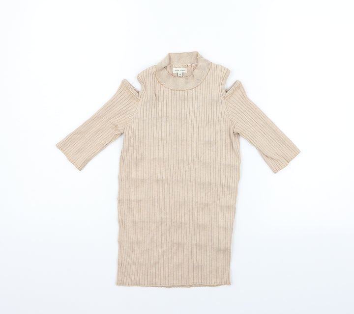 River Island Womens Beige   Pullover Jumper Size 10