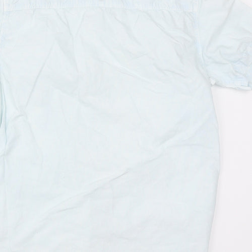 River Island Mens Blue    Button-Up Size L