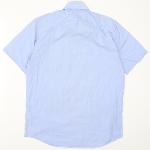 George Mens Blue    Dress Shirt Size 15.5