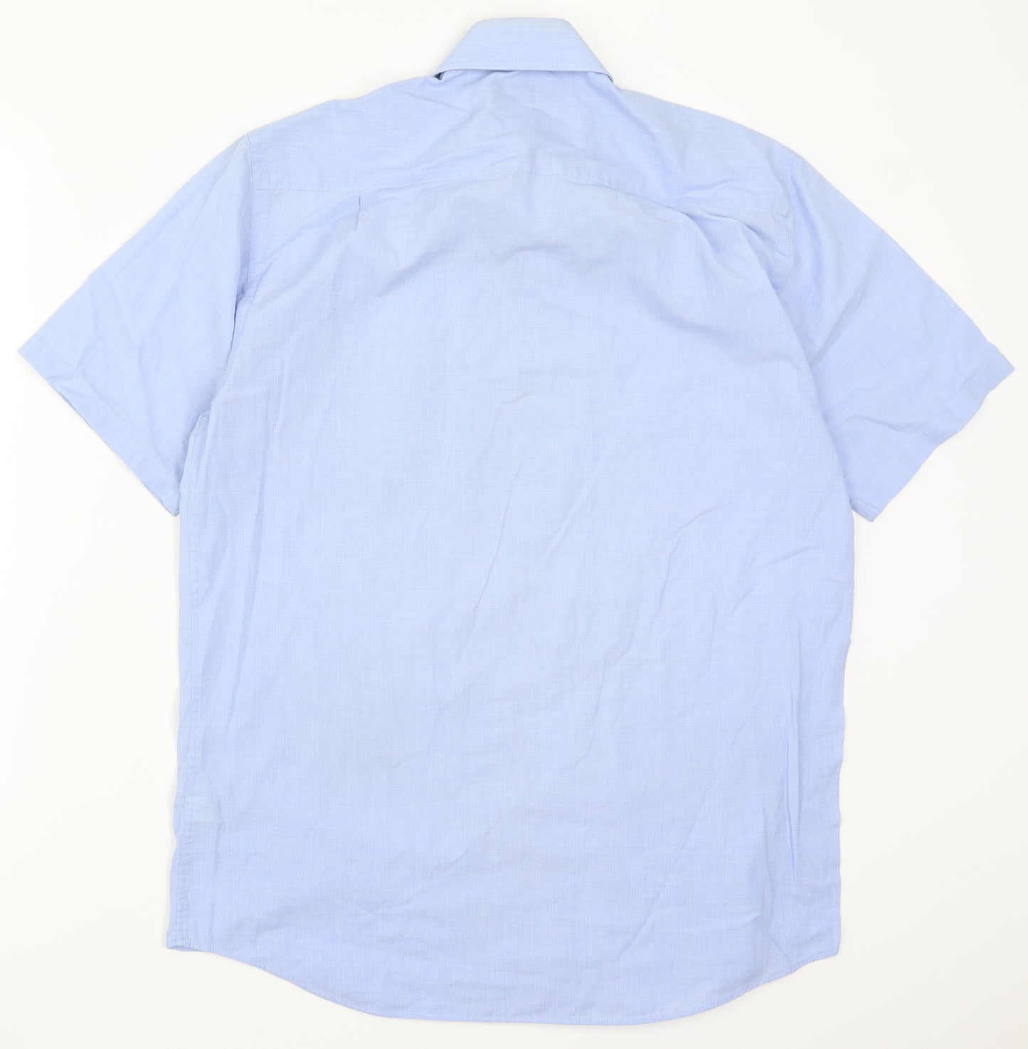 George Mens Blue    Dress Shirt Size 15.5